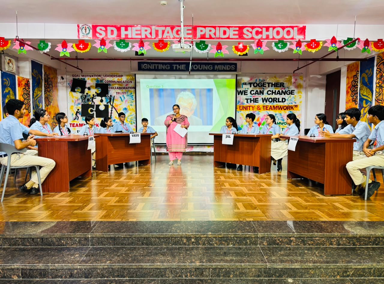 SDHPS students posing enthusiastically